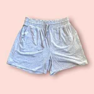 Soft Jersey drawstring shorts….size L new no tags